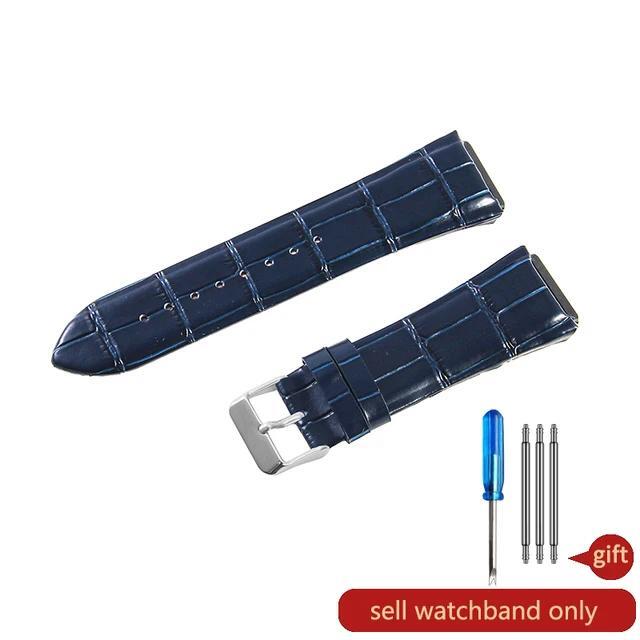 Genuine Leather Watchband For GUESS W0040G3/0247G3/0040G7 Waterproof Strap 22mm