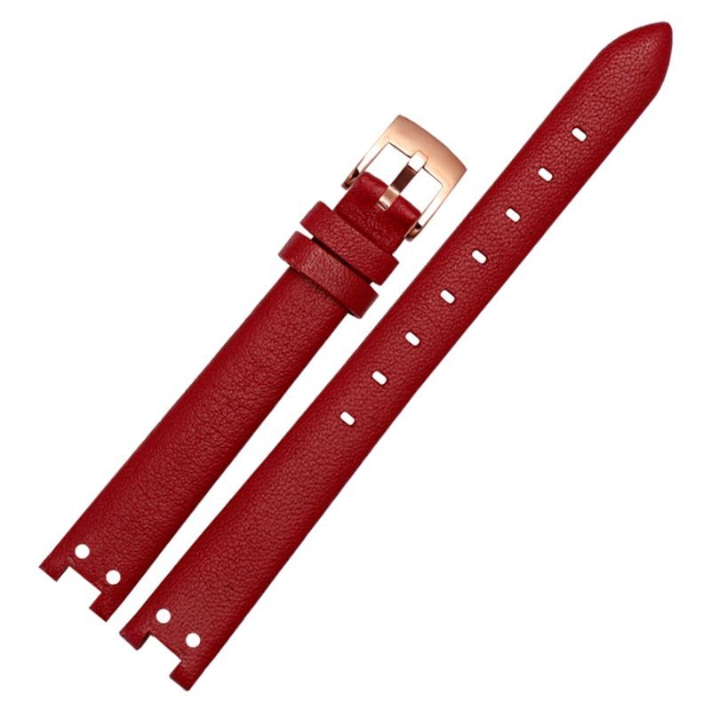 Genuine Leather Watch Straps Fit For Anne Klein Notch AK Simple Elegant Belts