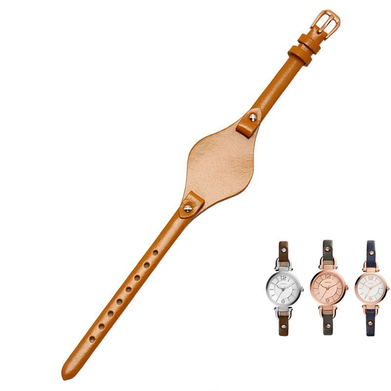 Genuine Leather Watchband Fit For Fossil ES3077 ES2830 ES3262 ES3060 Watch Strap