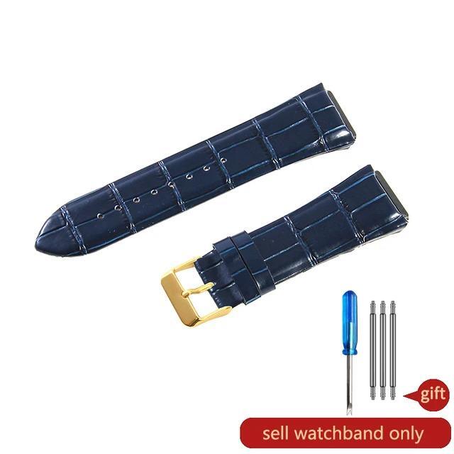 Genuine Leather Watchband For GUESS W0040G3/0247G3/0040G7 Waterproof Strap 22mm