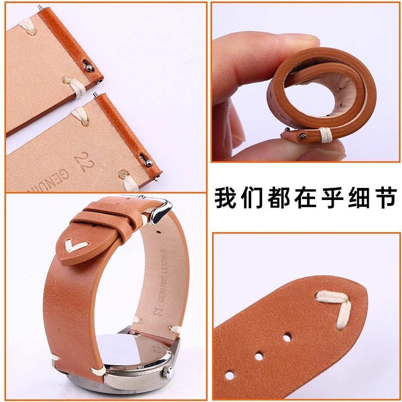 Genuine Leather Watchbands For Gucci YA126497 YA126451 Series Watch Strap 20mm