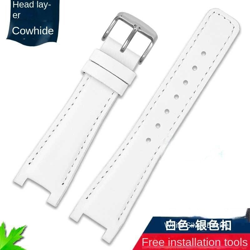 Genuine Leather Watchbands Fit For Gucci YA1332 YA1333 YA1335 Series Watch Strap