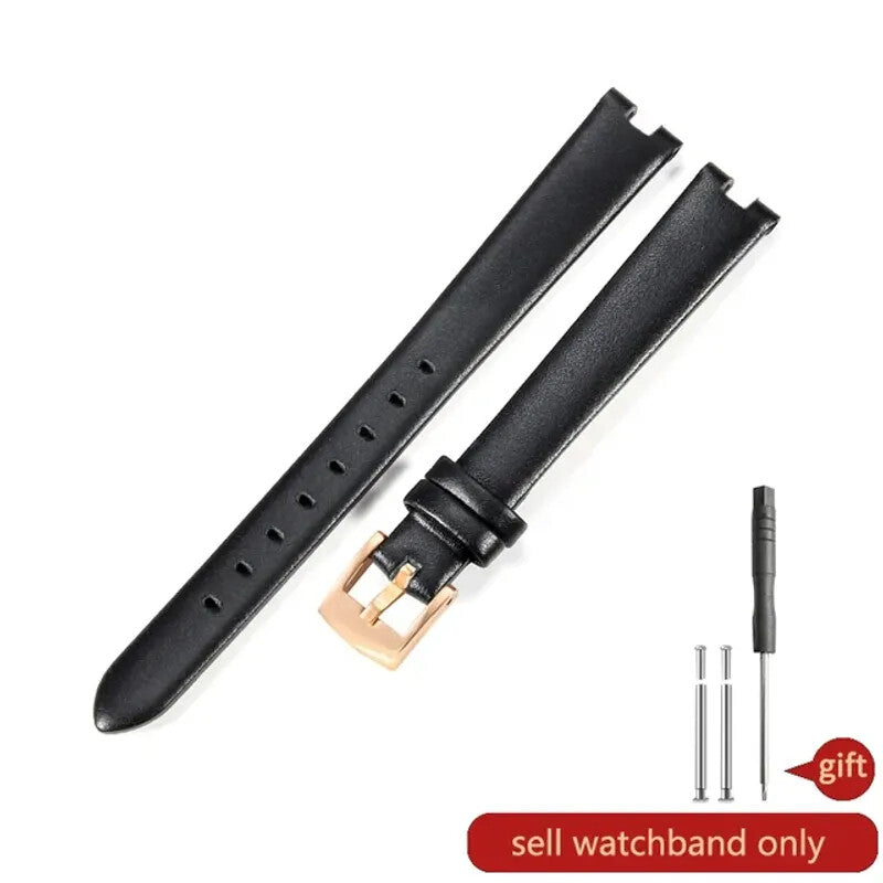 Leather Watchbands For GC Gucci YA1414 YA1415 Elastic Comfortable Concave Strap