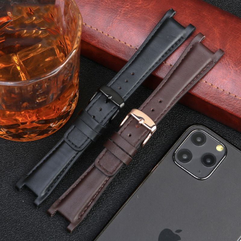 Genuine Leather Watch Band Fit For Gucci YA1332 YA1333 YA1335 Series Gucci 22mm