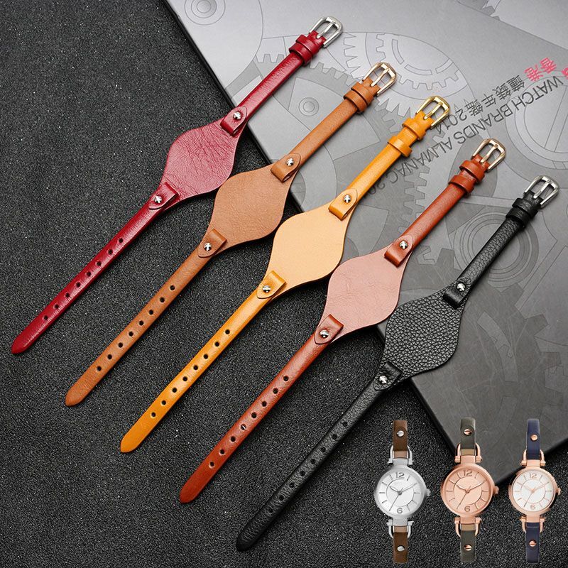 Genuine Leather Watchband Fit For Fossil ES3077 ES2830 ES3262 ES3060 Watch Strap