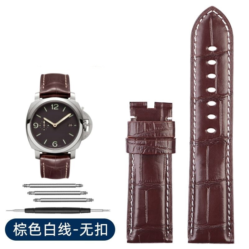 Leather Watch Strap Fit For Panerai1950 Series PAM00321 PAM01313 Men's Watchband