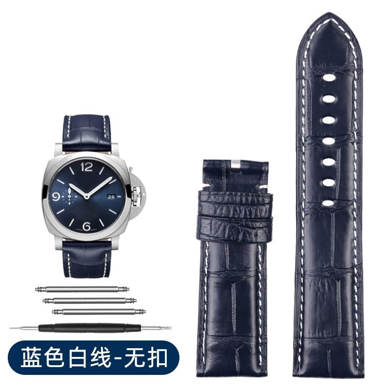 Leather Watch Strap Fit For Panerai1950 Series PAM00321 PAM01313 Men's Watchband