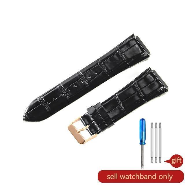 Genuine Leather Watchband For GUESS W0040G3/0247G3/0040G7 Waterproof Strap 22mm