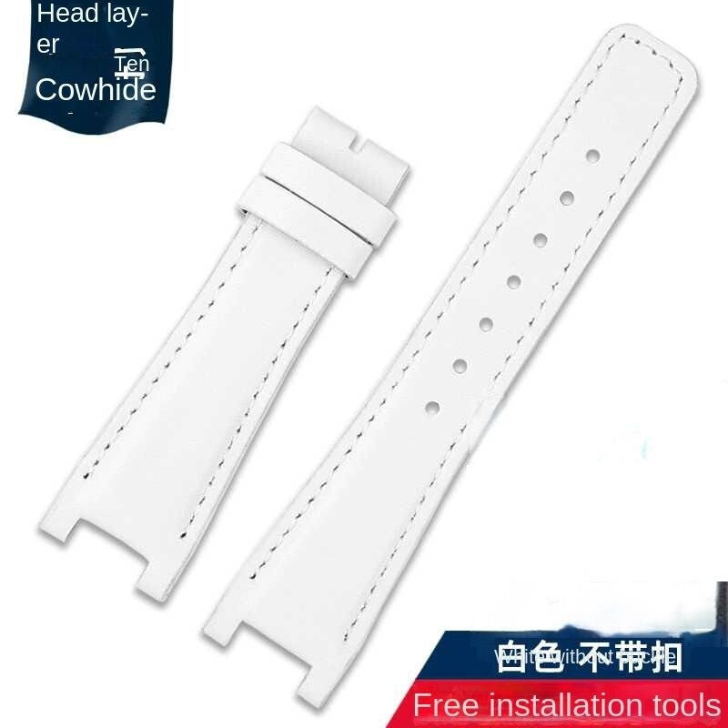 Genuine Leather Watchbands Fit For Gucci YA1332 YA1333 YA1335 Series Watch Strap