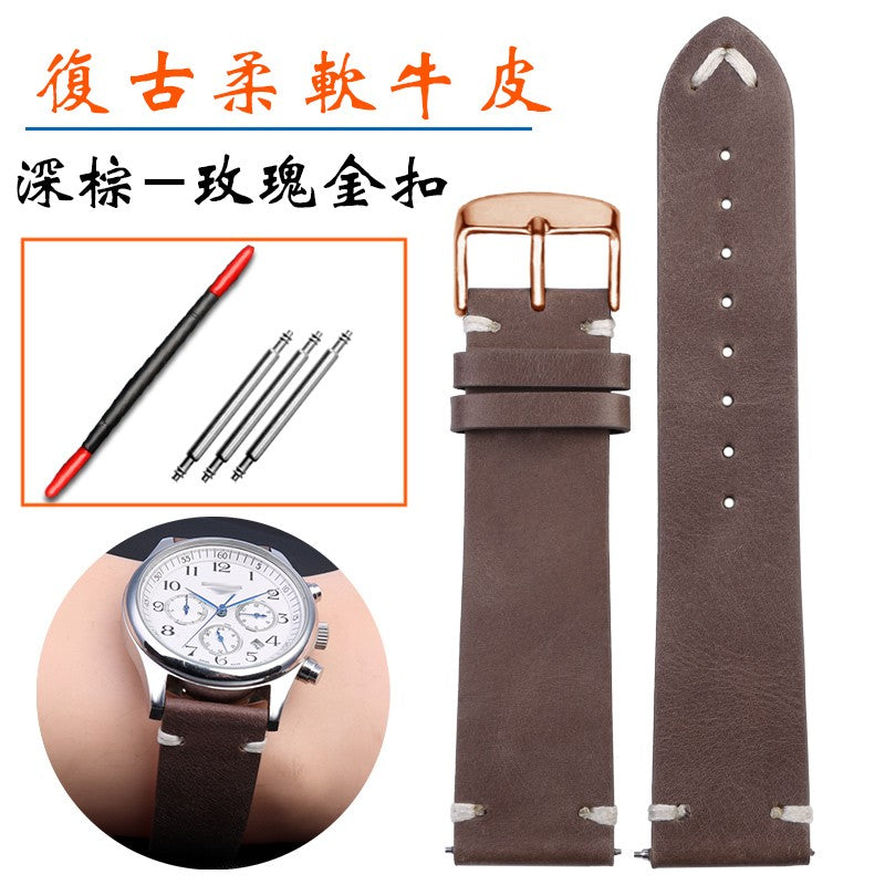 Genuine Leather Watchbands For Gucci YA126497 YA126451 Series Watch Strap 20mm