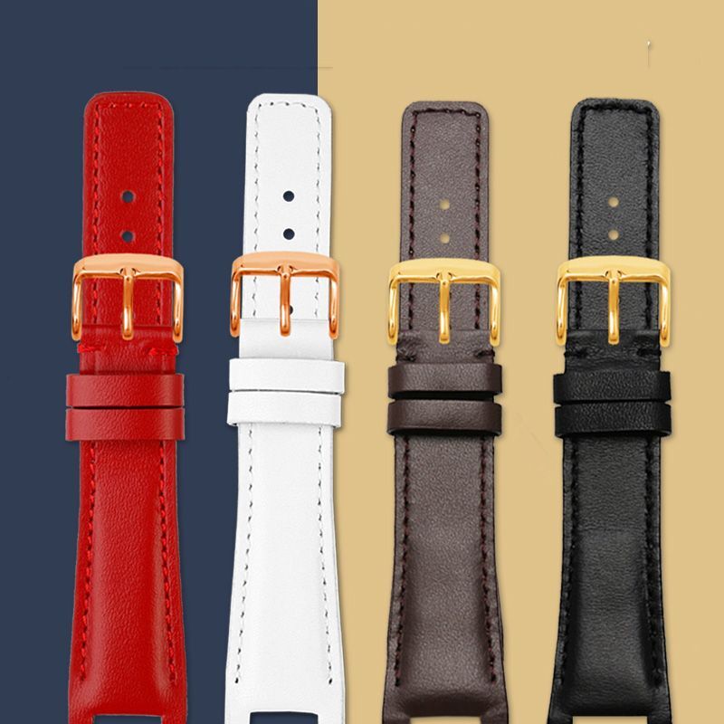 Genuine Leather Watchbands Fit For Gucci YA1332 YA1333 YA1335 Series Watch Strap