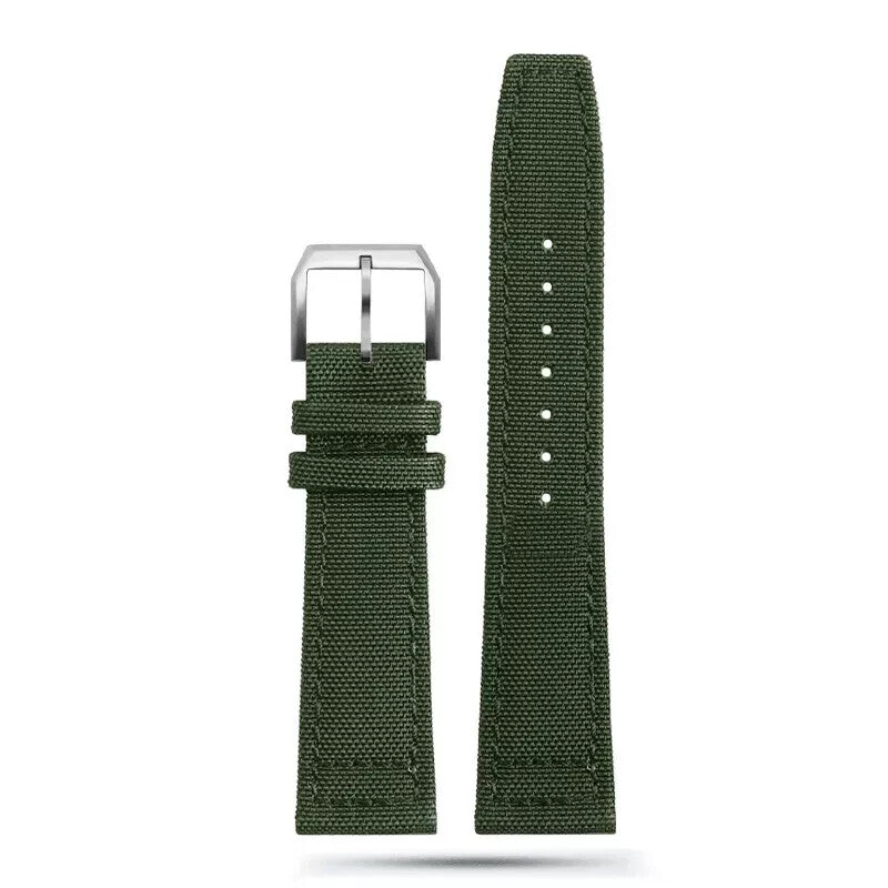 Nylon Genuine Leather Watch Bands for IWC PILOT Portugal 20mm 21mm 22mm Strap