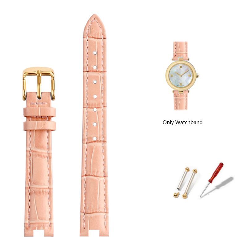 Genuine Leather Watchbands Fit For Gucci G-C YA1414 YA1415 Series Watch Strap