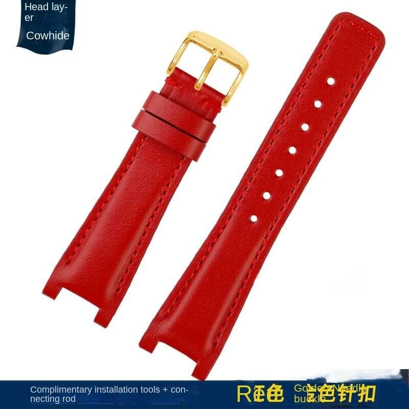 Genuine Leather Watchbands Fit For Gucci YA1332 YA1333 YA1335 Series Watch Strap