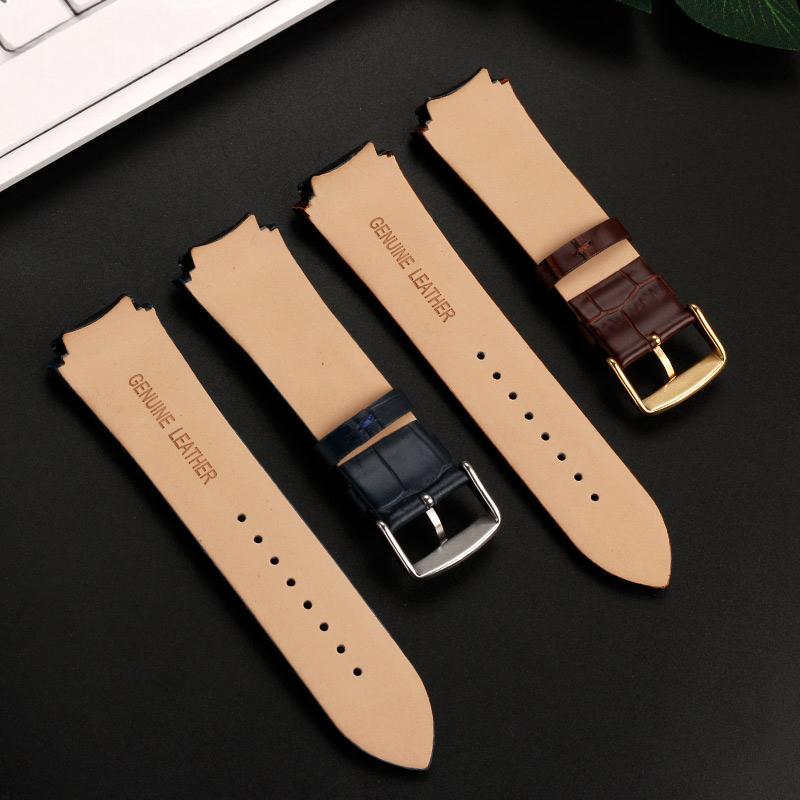Genuine Leather Watchband For GUESS W0040G3/0247G3/0040G7 Waterproof Strap 22mm