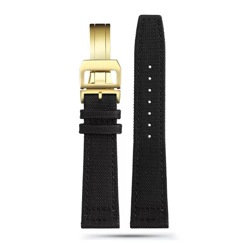 Nylon Genuine Leather Watch Bands for IWC PILOT Portugal 20mm 21mm 22mm Strap
