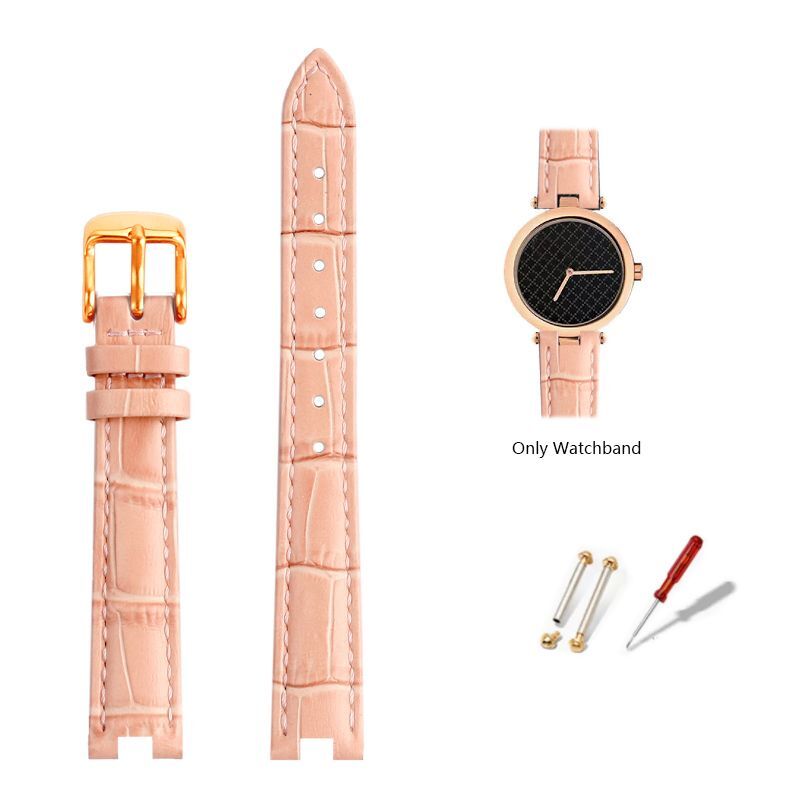 Genuine Leather Watchbands Fit For Gucci G-C YA1414 YA1415 Series Watch Strap