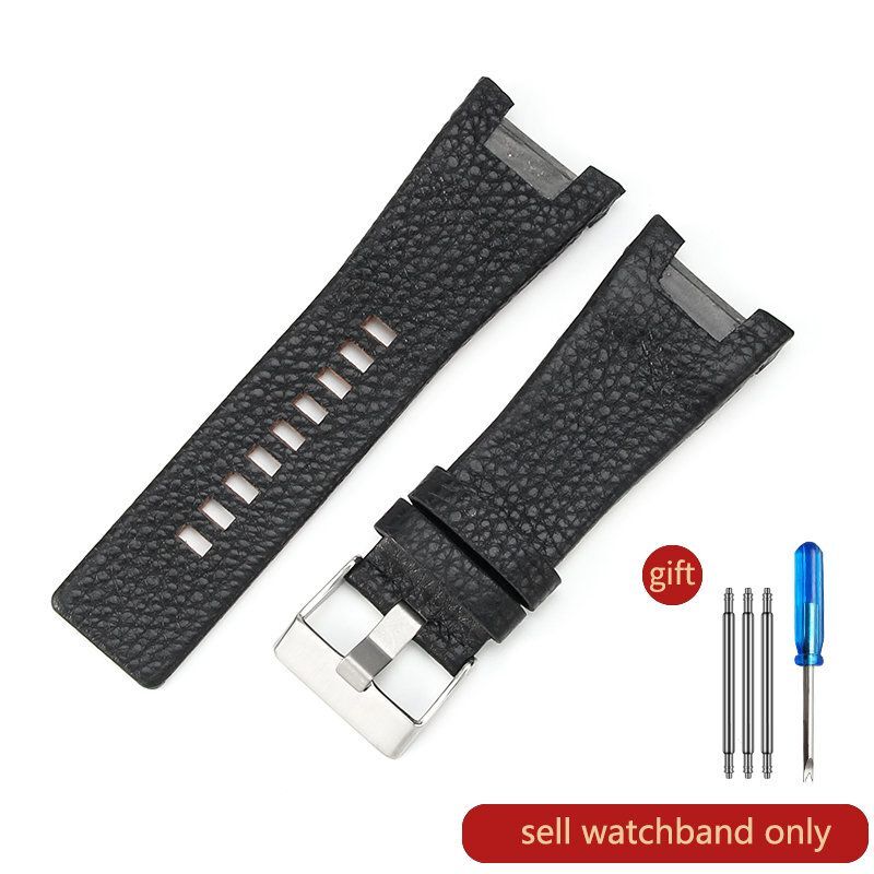 Genuine Leather Watch Strap Fit For Diesel Dz4246 Dz1273 Dz1216 32mm Band