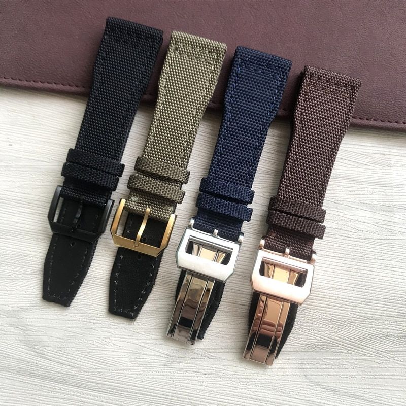 Nylon Fabric Watchband For IWC Big Pilot Mark 18 21mm 22mm Watch Strap Bracelet