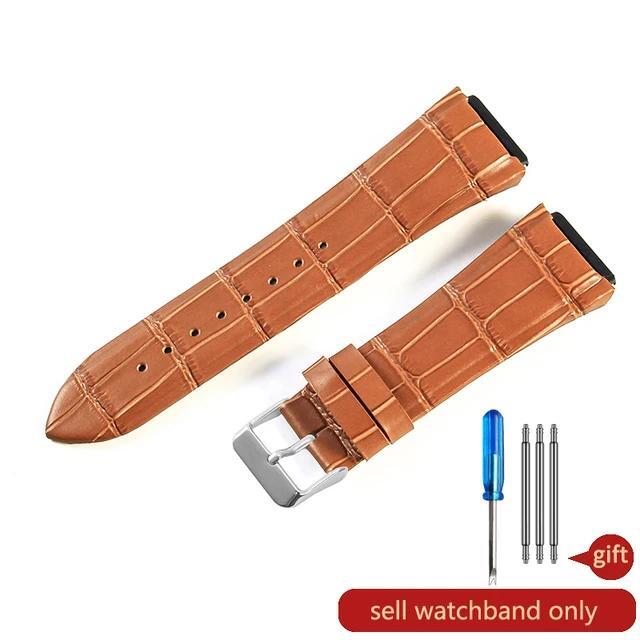 Genuine Leather Watchband For GUESS W0040G3/0247G3/0040G7 Waterproof Strap 22mm
