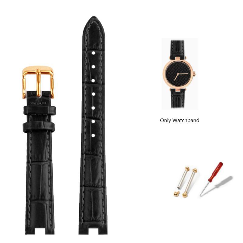 Genuine Leather Watchbands Fit For Gucci G-C YA1414 YA1415 Series Watch Strap