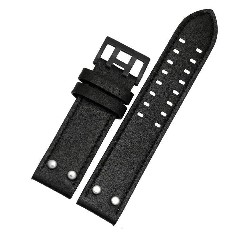 Genuine Leather Watch Strap Fit For Hamilton Khaki Aviation H77755533 H77616533