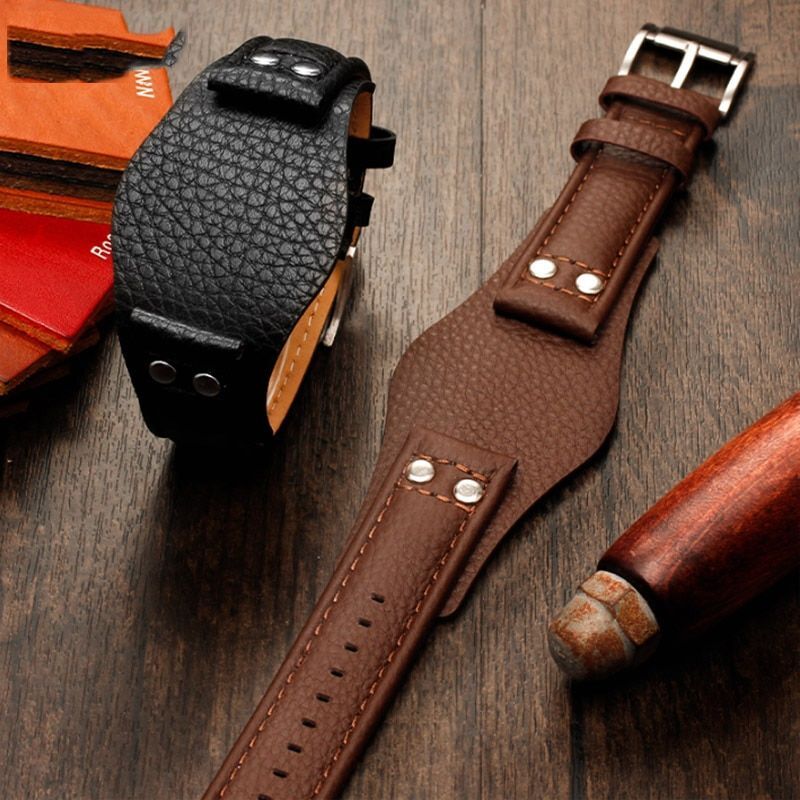Genuine Leather Watchband Fit For Fossil CH2891 CH3051 CH2564 CH2565 Strap 22mm