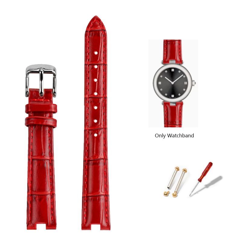 Genuine Leather Watchbands Fit For Gucci G-C YA1414 YA1415 Series Watch Strap