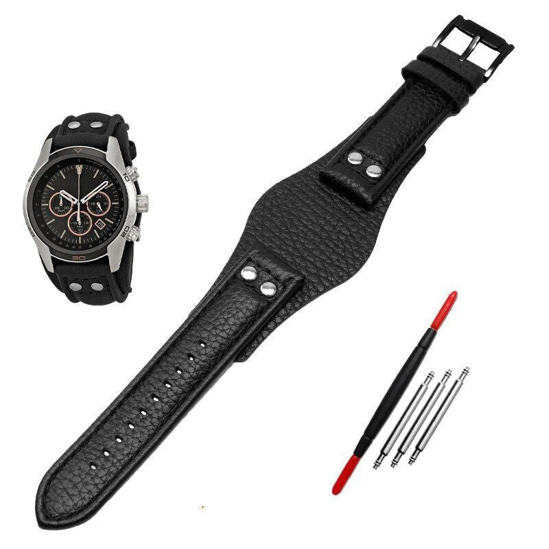 Genuine Leather Watchband Fit For Fossil CH2891 CH3051 CH2564 CH2565 Strap 22mm