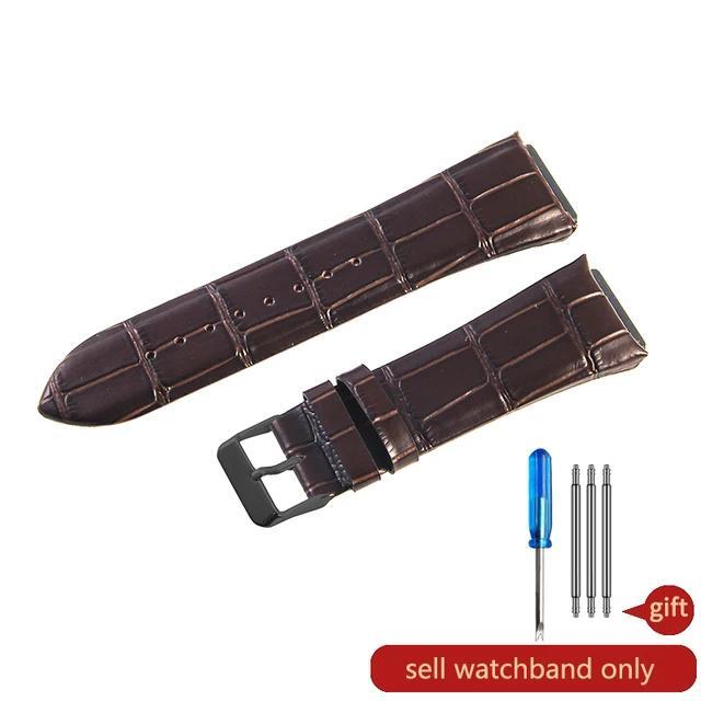 Genuine Leather Watchband For GUESS W0040G3/0247G3/0040G7 Waterproof Strap 22mm