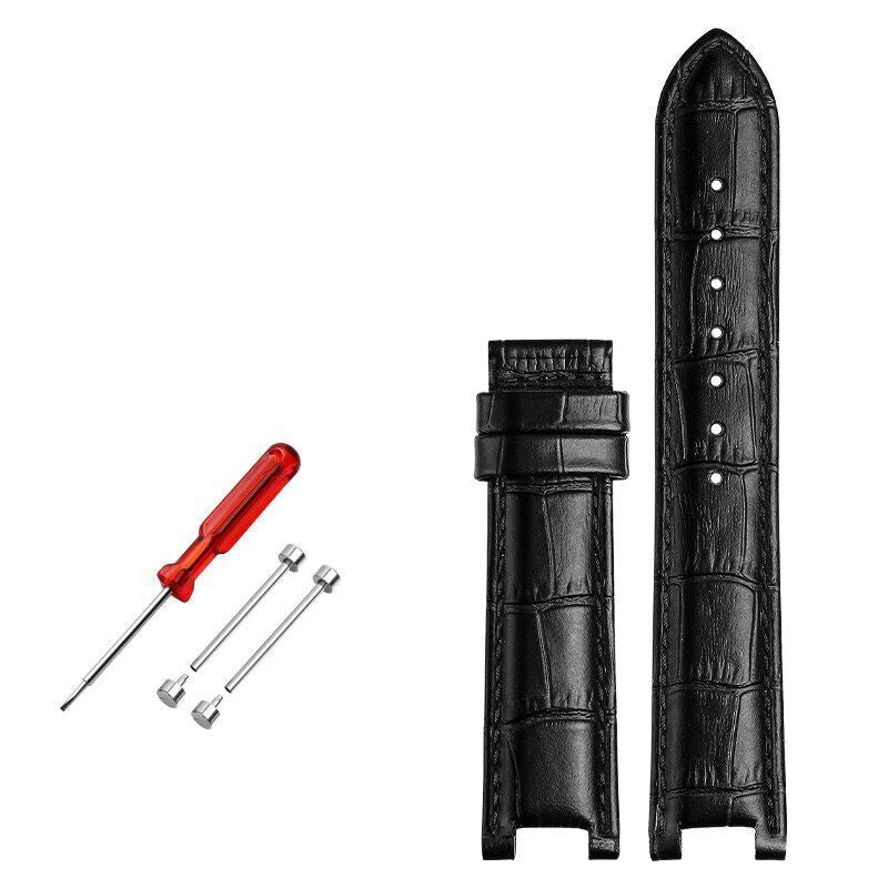 Genuine Leather Watch Strap Fit For GC 22x13mm 20x11mm Notched Wristwatches Band