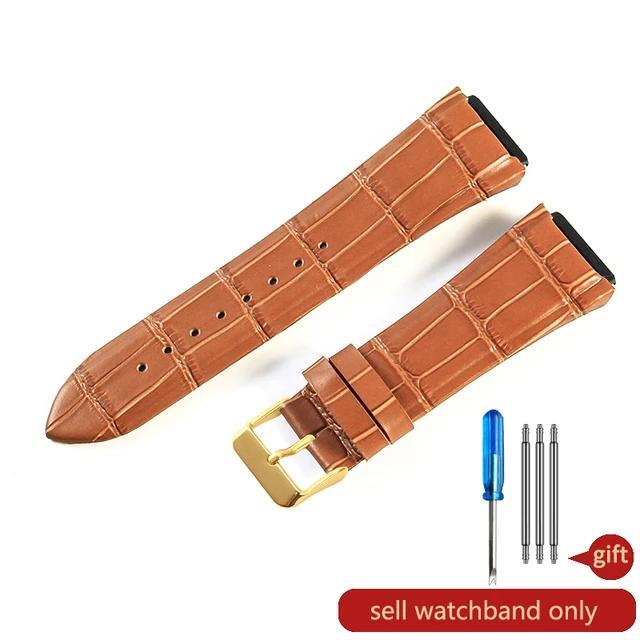 Genuine Leather Watchband For GUESS W0040G3/0247G3/0040G7 Waterproof Strap 22mm