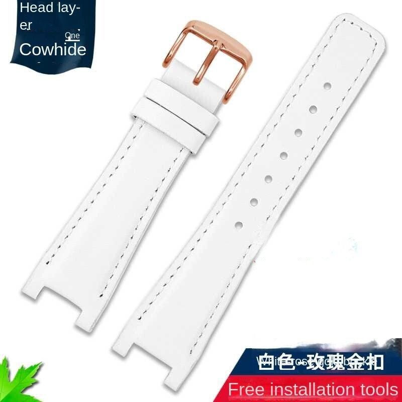 Genuine Leather Watchbands Fit For Gucci YA1332 YA1333 YA1335 Series Watch Strap