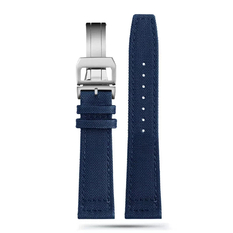 Nylon Genuine Leather Watch Bands for IWC PILOT Portugal 20mm 21mm 22mm Strap