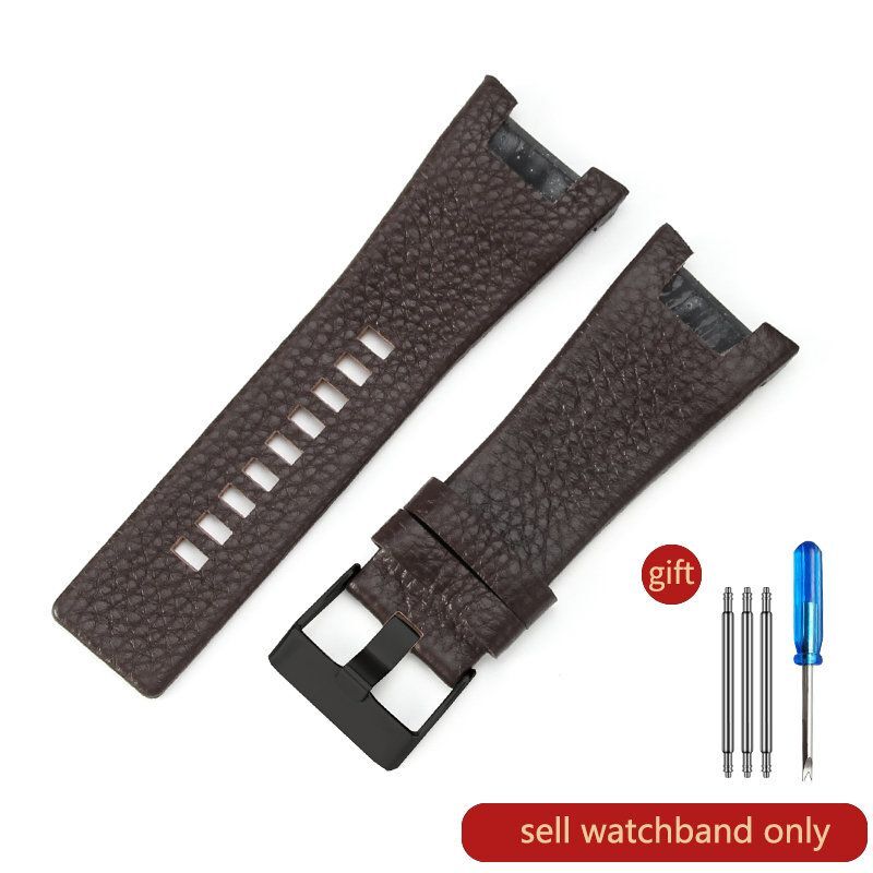 Genuine Leather Watch Strap Fit For Diesel Dz4246 Dz1273 Dz1216 32mm Band