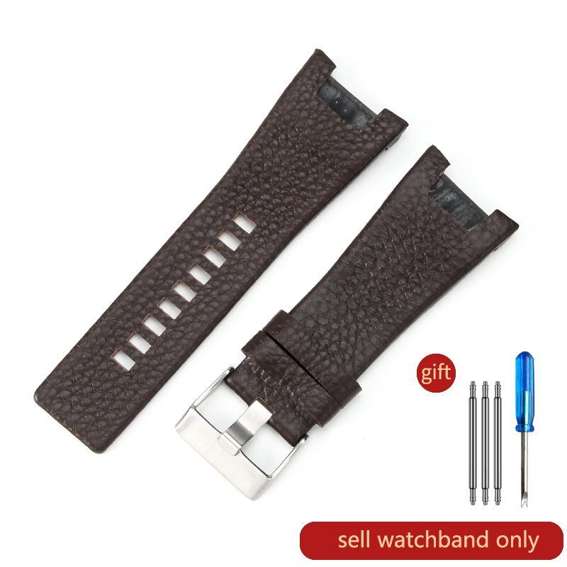 Genuine Leather Watch Strap Fit For Diesel Dz4246 Dz1273 Dz1216 32mm Band