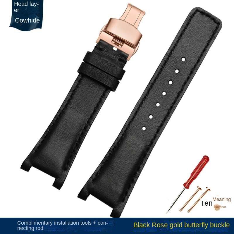 Genuine Leather Watchbands Fit For Gucci YA1332 YA1333 YA1335 Series Watch Strap