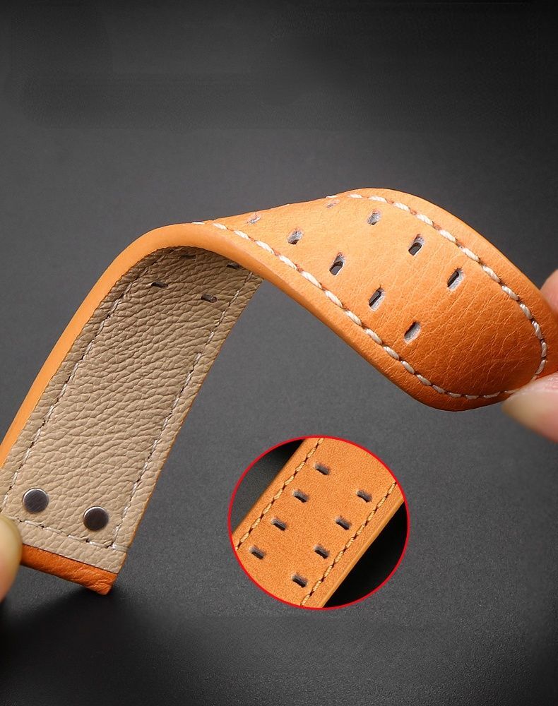 Genuine Leather Watchband Fit For Luminox 1879 1920 1921 1925 1927 Lei Mei Strap