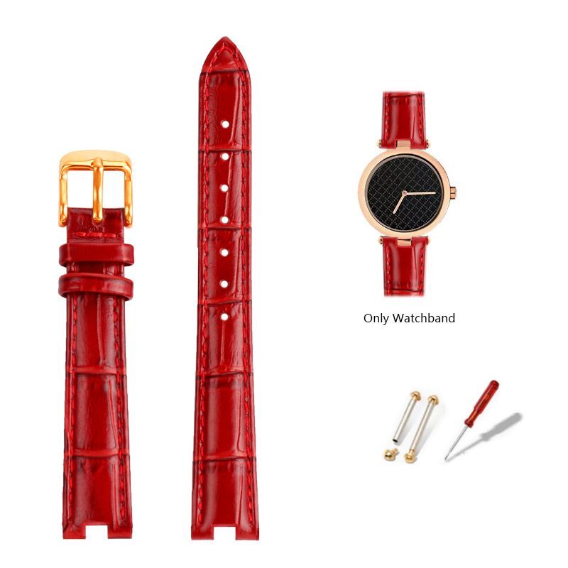 Genuine Leather Watchbands Fit For Gucci G-C YA1414 YA1415 Series Watch Strap