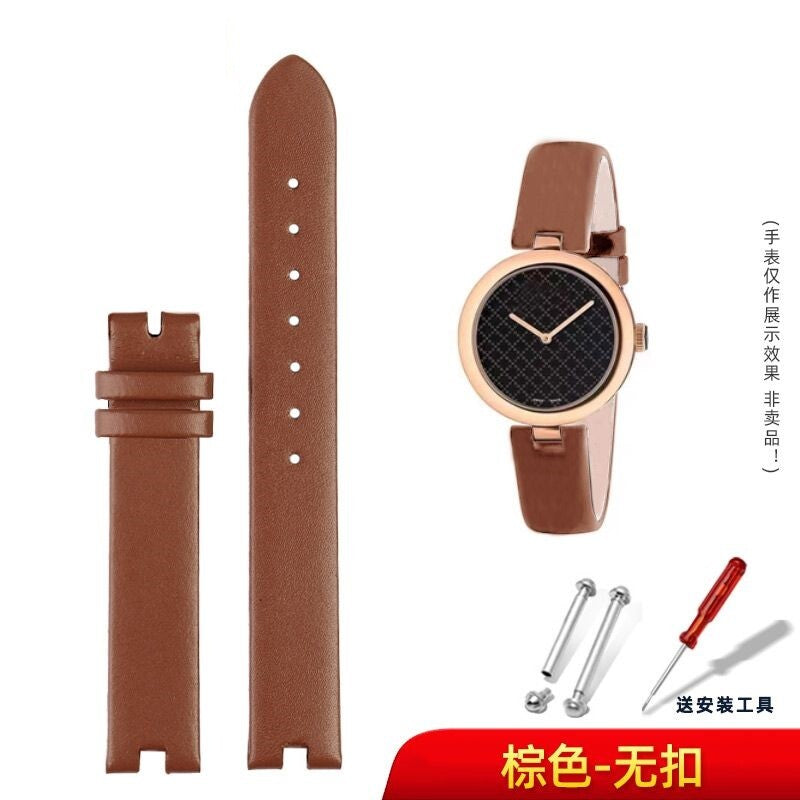 Genuine leather Watch Band Fit For Gucci YA141401 YA141404 YA141505 GC Series