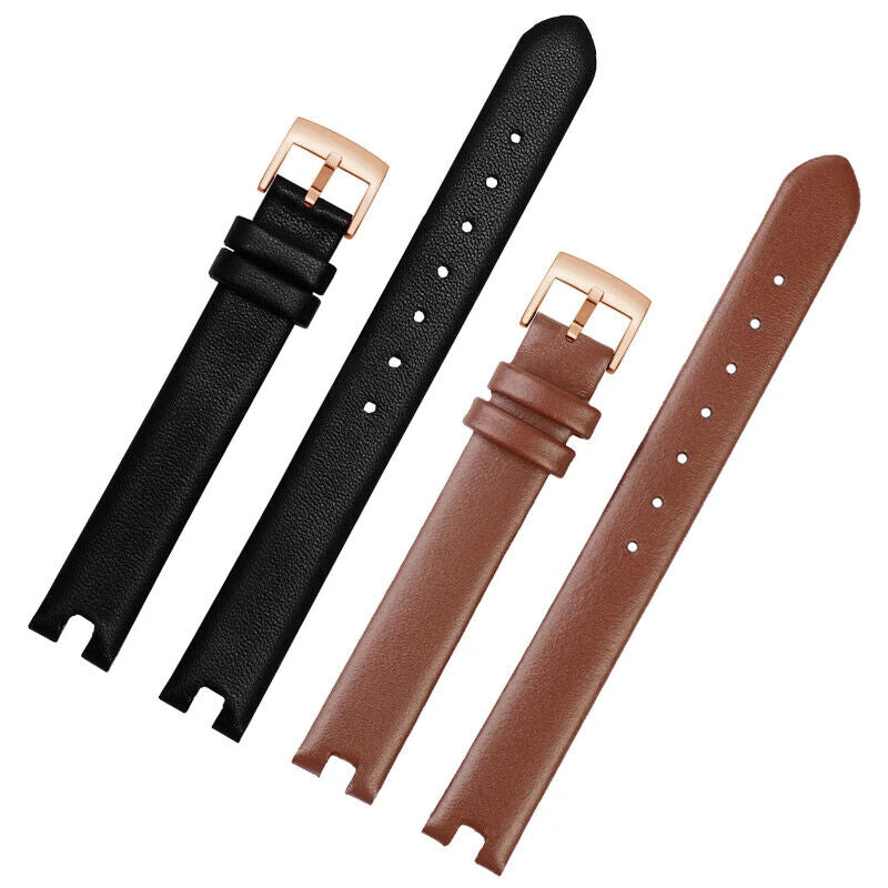 Leather Watchbands For GC Gucci YA1414 YA1415 Elastic Comfortable Concave Strap