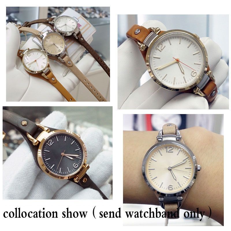 Genuine Leather Watchband Fit For Fossil ES3077 ES2830 ES3262 ES3060 Watch Strap