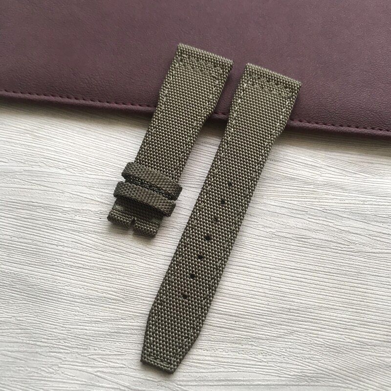 Nylon Fabric Watchband For IWC Big Pilot Mark 18 21mm 22mm Watch Strap Bracelet