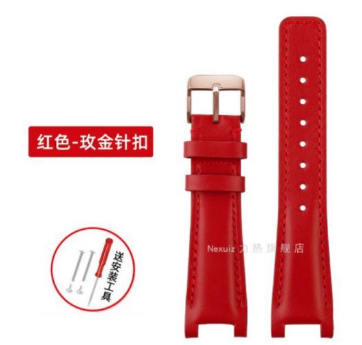 Genuine Leather Watchband Fit For Gucci G-C YA1332 YA1333 YA1335 Series Strap