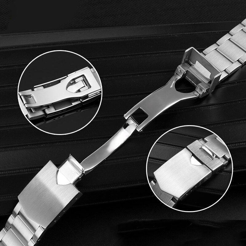 Stainless Steel Watchband Fit For Tudor Black Bay 79230 79730 Watch Strap 22mm