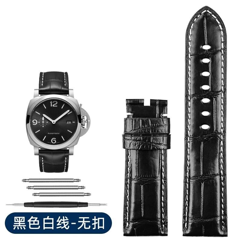 Leather Watch Strap Fit For Panerai1950 Series PAM00321 PAM01313 Men's Watchband