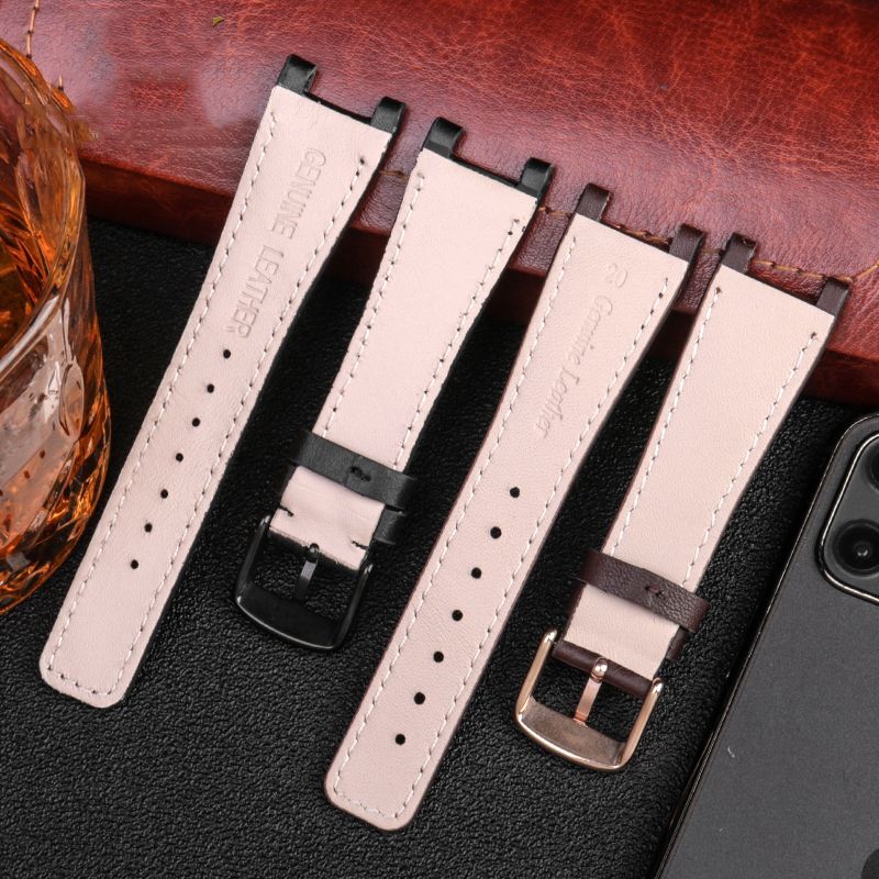 Genuine Leather Watch Band Fit For Gucci YA1332 YA1333 YA1335 Series Gucci 22mm
