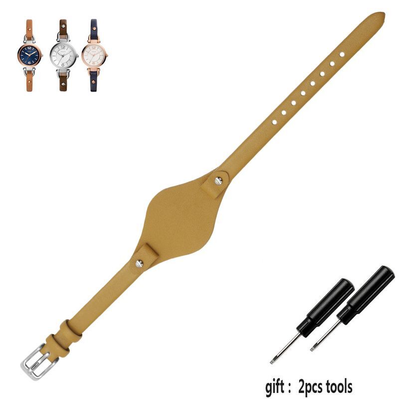 Genuine Leather Watchband Fit For Fossil ES3077 ES2830 ES3262 ES3060 Watch Strap