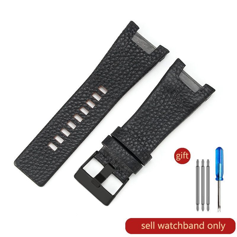 Genuine Leather Watch Strap Fit For Diesel Dz4246 Dz1273 Dz1216 32mm Band