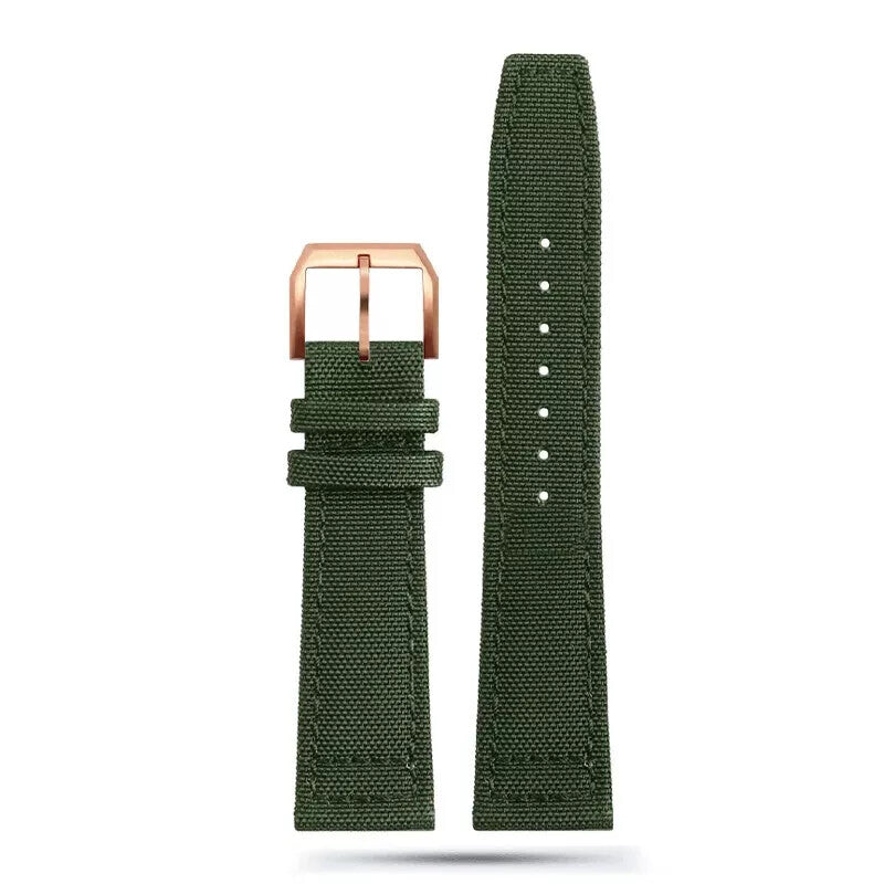 Nylon Genuine Leather Watch Bands for IWC PILOT Portugal 20mm 21mm 22mm Strap